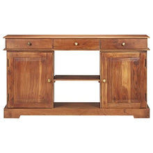 vidaXL Credenza 135x35x75 cm in Legno Massello di Acacia