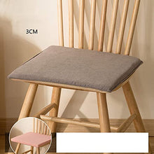 DIELUNY Cuscini per sedie da Pranzo Quadrati, Cuscini per sedili Interni in Spugna Mobili da Giardino per Esterni Cuscini per sedie da Ufficio Imbottiti Traspiranti-Grigio 40x40cm (16x16In)