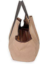 Namvo Tronchi per Legna da ardere Borsa per Tronchi in Tela Robusta e Resistente con Manici per Il Campeggio (Cachi)