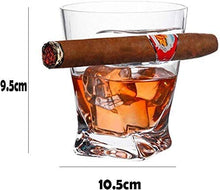 Bicchiere Da Whisky Da 320 Ml Con Portasigari Per Vino Bourbon Brandy Per Gli Amanti Delle Sigarette Da Sigaro Bicchiere Da Sigaro Ultra Trasparente Alla Vecchia Moda