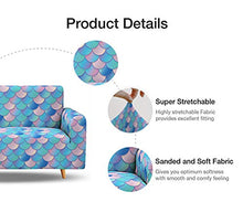 Treer Fodere Copridivani Universale Elasticizzata,1 2 3 4 Posti 3D Stampa Copridivani Elastici Spandex Copridivano Divano AntiGraffio Decorative Sofa (Grigio Marmorizzato,3 Posti(190-230cm))