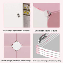 ZWYSL Appendiabiti Portatile Plastica Cabina Armadio Componibile Facile da Assemblare Scaffali Componibili Armadio per Neonati E Bambini Camera da Letto (Size : 9 Cells)