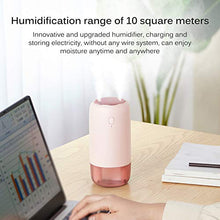 UTDKLPBXAQ Umidificatore Ricaricabile Silenzioso e Silenzioso con Luce Notturna da 500 ml