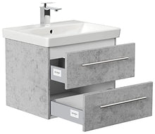 Mobile bagno con lavabo Villeroy & Boch Avento 60cm grigio cemento