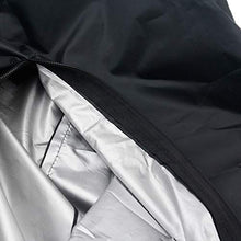 ZZGood All'aperto Cuscino per mobili da Giardino Borsa di stoccaggio Borsa Multi-Funzione, Resistente all'Acqua, Custodia, Nero