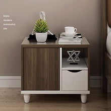 XXSHN Comodino Comodini alla Moda Fibra di Legno a Media densità Comodino Moderno per Camera da Letto Comodino Multifunzionale Armadietto Grande capacità Comodino (Colore: A)