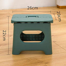 Sgabello pieghevole, sgabelli in plastica leggera, sgabello pieghevole antiscivolo, per cucina, bagno, camera da letto, fino a 90 kg