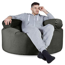 Lounge Pug®, Pouf Sacco Gigante 'Mammut', Velluto - Grafite