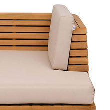 Teako Design - Divano Picardie lato sinistro con cuscini