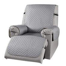 TAOCOCO Copridivano 1 posti elasticizzato reclinabile Divano Protector Slipcovers Grigio chiaro - Arredi Casa