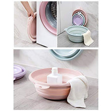 Lavabo pieghevole in Tre Colori, lavabo Portatile e Pieghevole, lavabo per Uso Domestico, Materiale PP + TPR