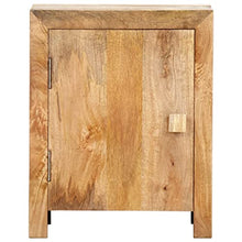 vidaXL Comodino 40x30x50 cm in Legno Massello di Mango