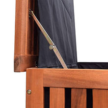vidaXL Box per Cuscini Contenitore Stoccaggio Esterno Legno Acacia 118x52x58 cm
