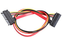 SaySure - 22 Pin Male to Female 7+15 Pin SATA Data Power Combo