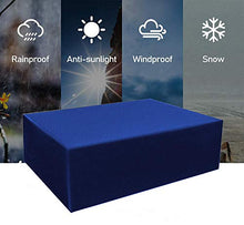 QIANC Coperture per Mobili da Giardino,Copertura per Tavolo da Giardino,Impermeabile e Resistente UV,per Divani e Sedie,220x105x105cm(85.8x40.9x40.5in)_Blue