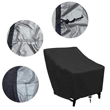 perfecthome Fodera per Sedia da Giardino 210D Nera, Copertura Protettiva per mobili da Tavolo Impermeabile, Copertura Impermeabile per Giardino all'aperto, Copertura Protettiva per Sedia da functional