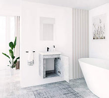 Planetmöbel - Set di mobili da bagno, 50 cm (cemento)
