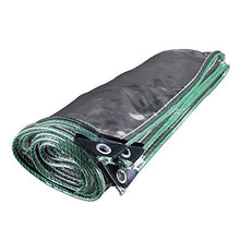 DLMSDG Telone Impermeabile Trasparente, Pieghevole Antipioggia Telone, Anti Strappo e Antivento Telone per Barche, per Balcone, Camper, Gazebo e Giardino(1x1.5m(3.3x4.9ft))