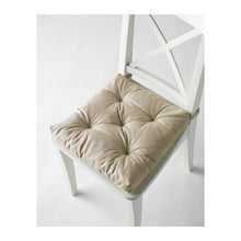 Ikea, cuscino per sedia Malinda, 40/35 x 38 x 7 cm, colore: beige chiaro