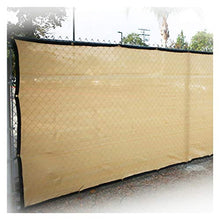 ALGFree Giardino Schermo Privacy per Giardino Dietro La Casa Terrazza Balcone Ringhiera Rete Ombreggiante al 90% Protezione Solare Parabrezza Telo Ombreggiante, Beige, Personalizzabile