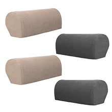Matogle 2 Set Braccioli Coprisedili Copertura Tessuto Protettiva Bracciolo Poltrona Coprisedili Braccioli Elasticizzati Slipcovers Braccioli Rimovibili Protezioni per Sedia Divano Mobili