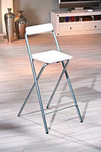 Link, 50901400, Sedia alta da bar, Bianco, bianco (weiß), mdf, metallo