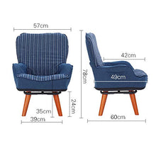 Laishutin Divano Divano Imbottito per Bambini Divano Imbottito per Bambini per Soggiorno e Ufficio (Color : Blue, Size : 60 * 60 * 78cm)
