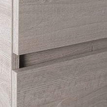 Yellowshop. - Mobile Bagno sospeso 100 cm Stile Moderno 2 cassetti lavabo specchiera LED MOD. Andre Plus (Cenere)