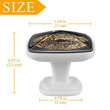 Bacio d'oro 4 PCS Pomelli per Porta, Pomolo per Mobile, Pomelli per Mobili con Viti, Maniglia per Armadietto, Pomelli per Porta, Pomelli per Cassetti per Porta, Armadio, Cassetto e Credenza