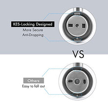 KES Ganci Bagno Ganci Appendiabiti Bagno Gancio da Paret Acciaio Inossidabile SUS304 Spazzolato, A2164DG-2