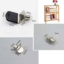 Nuluxi Argento Perni di Supporto per Mensola Armadio Perni di Supporto per Ripiani Perni di Supporto in Metallo per Ripiani Usarli per Armadi Librerie Vetrine Mobili e Dispensa Scaffalature (60 Pezzi)