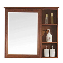 Armadietto a Specchio per Bagno con Ripiani Decorazioni per la casa Armadietto a Specchio Specchio per Ritratto in Vetro Rettangolare per vanità, Camera da Letto (70 x 73 cm)
