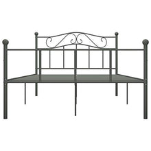 Tidyard Giroletto Grigio in Metallo 140x200 cm,Metallo,Forte e Robusto,Design Elegante,Confortevole