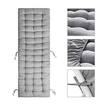 Stecto Cuscini per Sdraio, Cuscino di Ricambio Morbido Antiscivolo per Chaise Longue, Cuscino per Sedia Relaxer reclinabile per Esterno