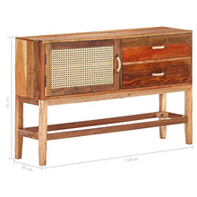 vidaXL Credenza 118x30x76 cm in Legno Massello di Recupero