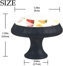 Pepe colorato poligonale Pomelli per Porta Set di 4 Pomelli per Mobili Manopole per Cassetti Cucina Armadio Vetro