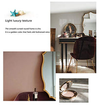 CJHOME Specchio da Bagno Illuminato, Specchio da Bagno Illuminato, Specchio da Bagno con Touch LED, Grande Specchio Ovale con Cornice in Metallo, Specchio Rotondo a Figura Intera,with LED,40 * 60