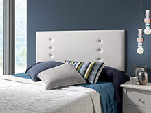 marcKonfort Testiera di Pelle Sintetica Ibiza 160X55 Bianco