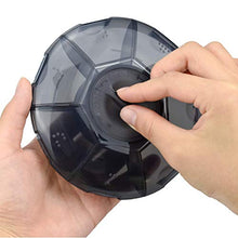 Contenitore rotondo per pillole per medicine, per 7 giorni settimanali, contenitore per pillole, dispenser per tablet, vitamina