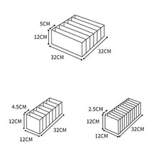 Petyoung Divisorio Organizer per Cassetto Intimo da 3 Confezioni Scatole per Calze Perfette per Vestiti Calzini Lingerie