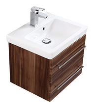 Mobile bagno con lavabo Villeroy & Boch Subway 2.0 50cm noce