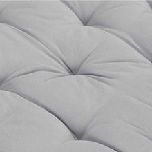 FAMIROSA Cuscino per Pallet e Pavimento in Cotone 120x80x10 cm Grigio