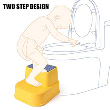 Sgabello A 2 Gradini per Bambini, Piedini Antiscivolo per Bambini,B