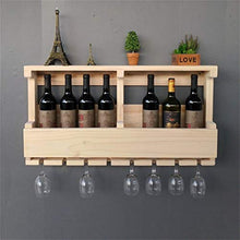 WEI-LUONG Parete Wine Rack Wall Hanging Supporto di Vetro ad Alta Vino Wine Rack