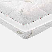 AILIME SRL Materasso Memory Singolo 80X190 H 21 CM SFODERABILE Ortopedico Dispositivo Medico Materasso Deluxe