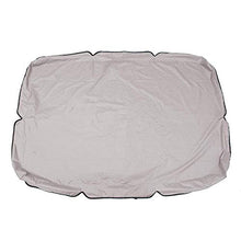 Wimark - Copertura di ricambio per altalena da giardino, giardino, veranda, altalena, 190 x 132 x 15 cm, colore: Grigio