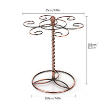 Leepesx Bicchiere per Vino Bicchiere per Vino Rosso Bicchiere per stoviglie Rack per Vino 6 Bicchiere per Vino Supporto per espositore per scaffali Supporto per Bicchiere per Vino da appoggio