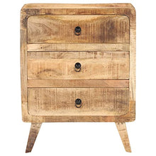 vidaXL Credenza 60x35x75 cm in Legno Massello di Mango Grezzo