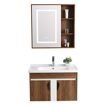 Honglimeiwujindian Armadio a Muro con Specchio Mobile da Bagno Semplice da Parete Balcone Balcone Ceramica Cabinet Basin Bagno Mobile Bagno Combinazione Armadio Mobili Contenitori