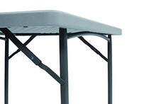 MAXCHIEF - Tavolo Pieghevole, XXL90, 91,4 x 91,4 x 74,3 cm, Colore Grigio Chiaro